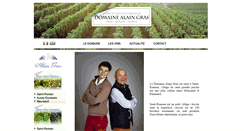 Desktop Screenshot of domaine-alain-gras.com